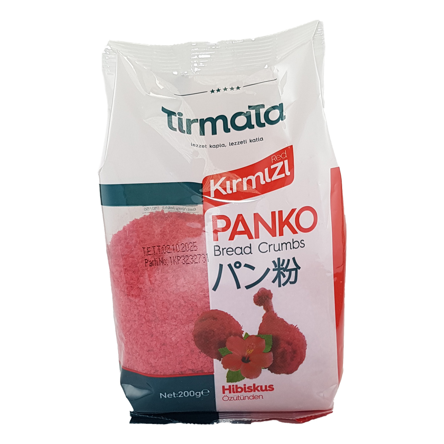 Tirmata%20Kırmızı%20Panko%20(Bread%20Crumbs)%20Hibiskus%20Özütünden%20%20200%20gr.