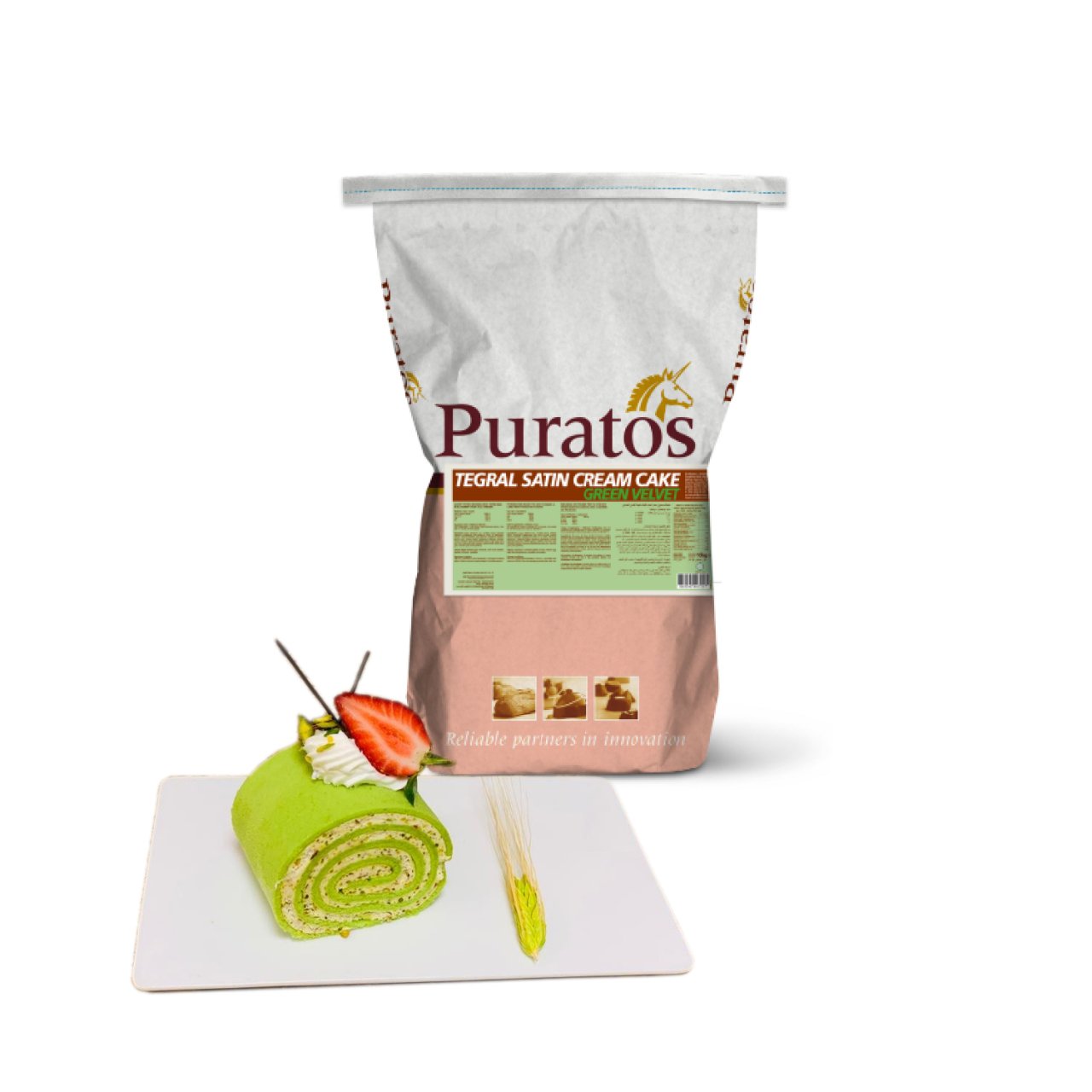 Puratos%20Tegral%20Satin%20Cream%20Cake%20Green%20Velvet%2010%20Kg.