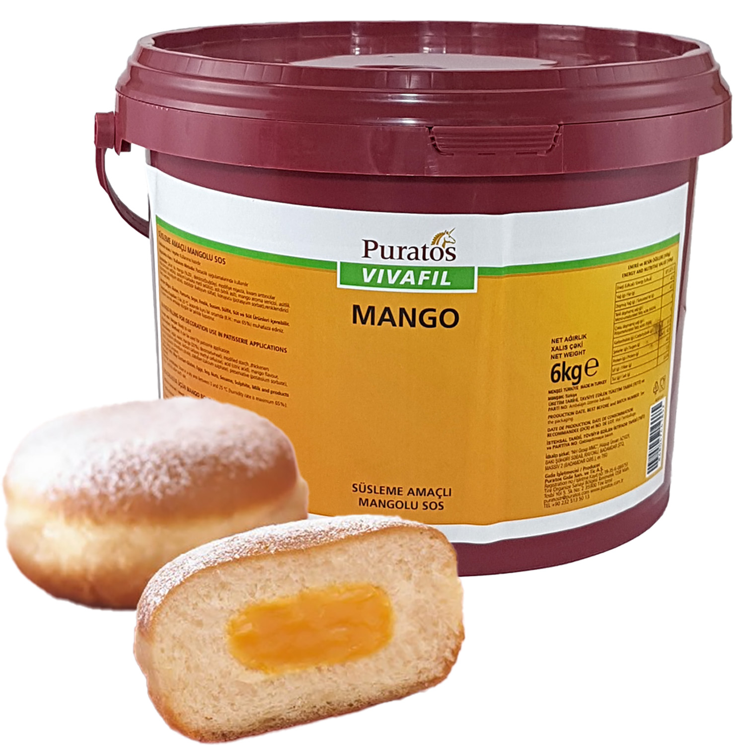 Puratos%20Vivafil%20MANGO%20Süsleme%20Amaçlı%20Mangolu Sos %20(6%20Kg.)