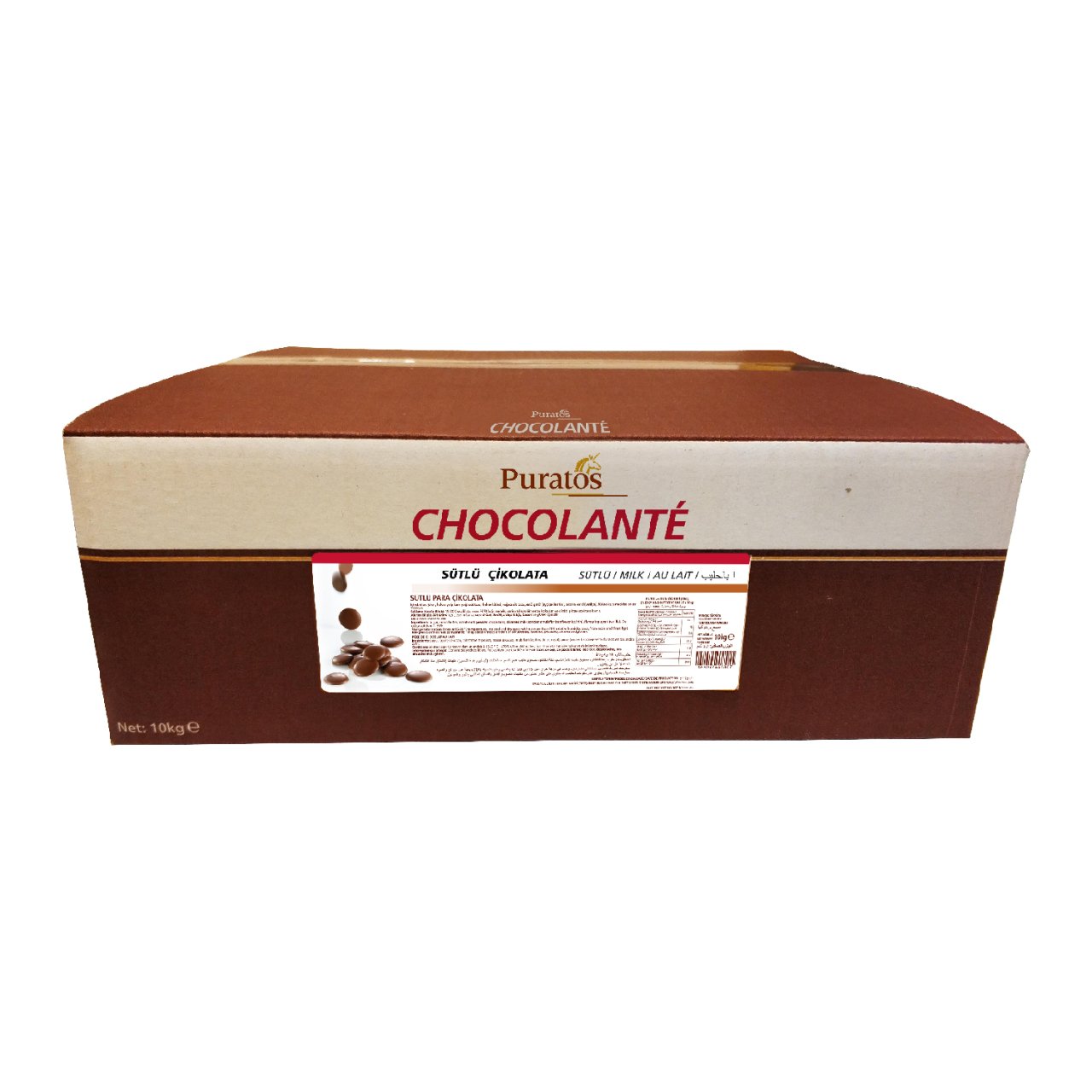 Puratos%20Chocolante%20Sütlü%20Gerçek%20Çikolata%20Para%2010%20Kg.