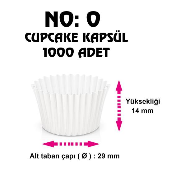 Pasta Kapsülü Yağlı No:0  (1000 Adet)