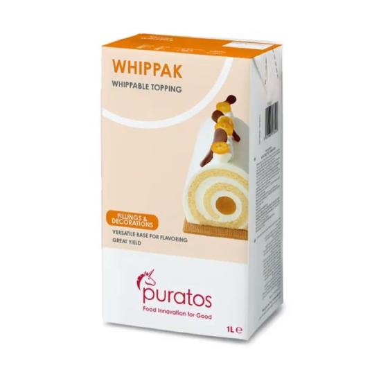 Puratos Whippak Şekerli Sıvı Krem Şanti 1 Kg. (72 ADET)