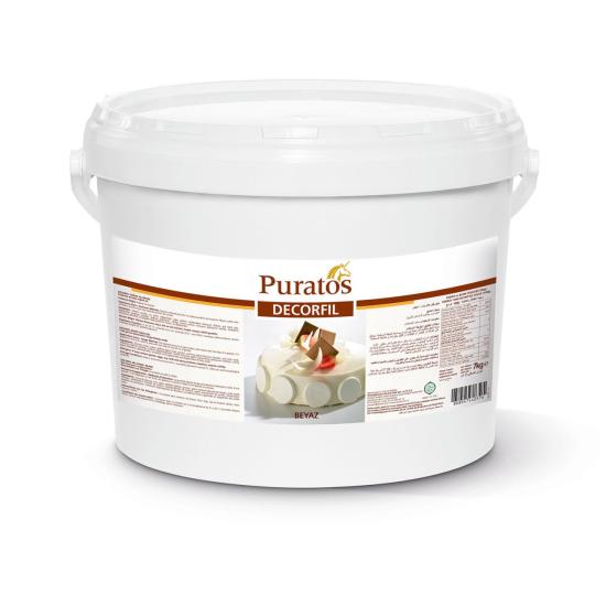 Puratos Decorfil Soğuk Jöle - Beyaz 7 Kg.