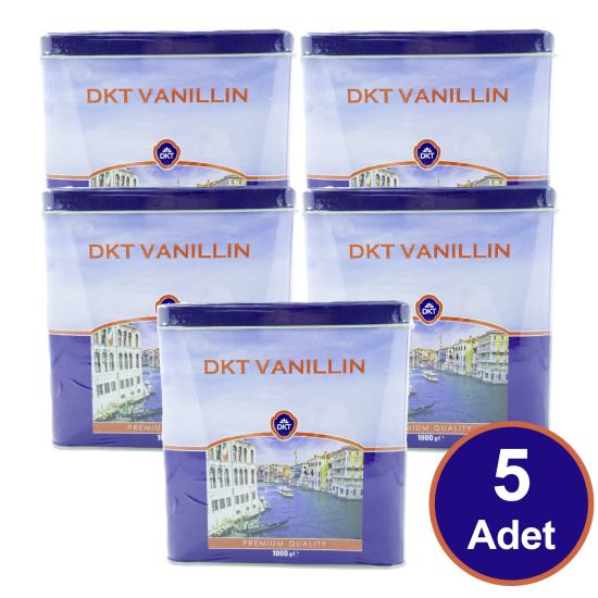 Dkt Vanilin Teneke Kutu 1 Kg * 5 Adet (Ücretsiz Kargo)